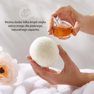 Profi Tools Wełniane kule do suszarki NATURAL PRO* 3 szt piłki kule zmiękczające pranie 7