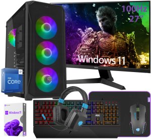 KOMPUTER PC SHOBO 3770/6600/P16/S512 + MONITOR 27 1