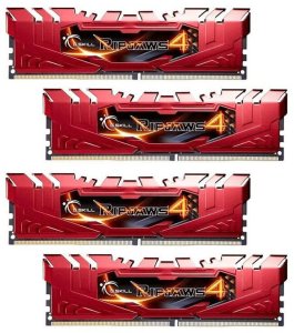 Pamięć RAM G.SKILL Ripjaws 4 16GB (4x4GB) DDR4 2666MHz CL15 (F4-2666C15Q-16GRR) 2