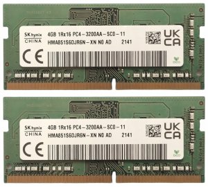 Pamięć RAM DDR4 SK Hynix SODIMM DDR4 8GB 3200MHz (HMA851S6DJR6N-XN) 1