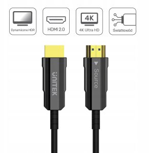 Kabel Unitek HDMI - HDMI 12m czarny (C11072BK03-12M) 2