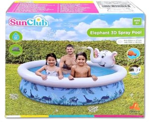 Dmuchany basen ze zraszaczem SunClub 47x205cm 855L 2