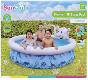Dmuchany basen ze zraszaczem SunClub 47x205cm 855L 3