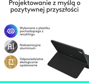 Logitech Flip Folio Graphite for iPad Pro & Air 11" (920-013403) 9