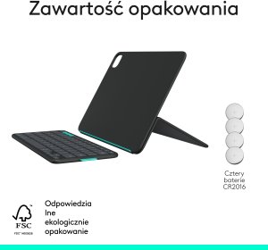 Logitech Flip Folio Graphite for iPad Pro & Air 11" (920-013403) 10