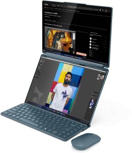 Laptop Lenovo Yoga Book 9 14IAH10 Ultra 7 255H / 32 GB / 1 TB / W11 Pro / 120 Hz (83KJ000BMX) 8