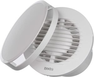 Household fan EUROPLAST E-Extra EAT100S, d100 mm, with cover, ball bearing, with timer 1