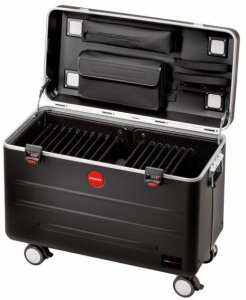 PARAT PARAPROJECT Case TC16 TwinCharge USB-A/USB-C f. 16 Tablets 32,77cm 12,9Zoll iOS/And/Win CO/PD/QC ohne Kabel schwarz 1