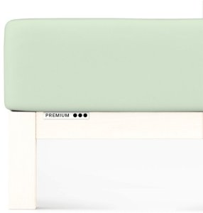 Prześcieradło Schlafgut Premium 120x200-130x220 Green Light 643 - M bawełna, antyalergiczny 1