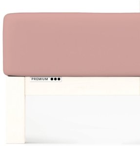 Prześcieradło Schlafgut Premium 120x200-130x220 Purple Mid 154 - M bawełna, antyalergiczny 1