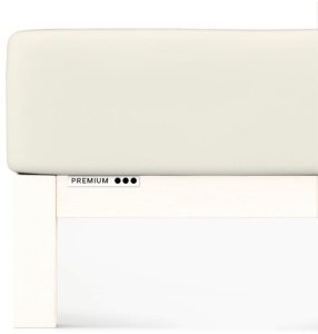 Prześcieradło Schlafgut Premium 90x190-100x220 Yellow Light 132 - S bawełna, antyalergiczny 1