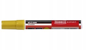 MARKER BUDOWLANY OLEJOWY ŻÓŁTY; KOŃCÓWKA GR. 2,5 MM; 10 ML [EXPERT] 1