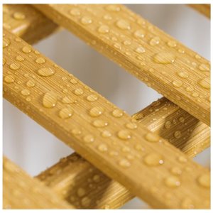 Kwietnik drabinka regał bambusowy na kwiaty 4 półki lakier POL04 3