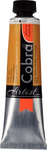 Cobra Artist Water-Mixable Oil Colour Tube Yellow Ochre 227 1