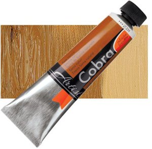 Cobra Artist Water-Mixable Oil Colour Tube Raw Sienna 234 1