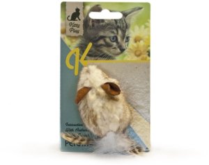 Kitty play mouse squeaking tail 1