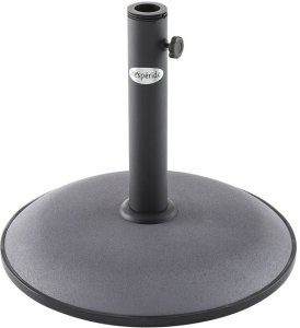 Stojak pod parasol ogrodowy, betonowa podstawa, 15 kg, kolor szary 1