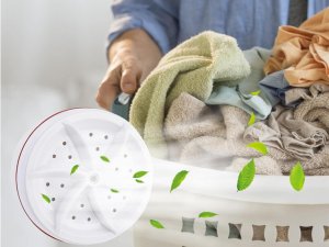 Przenośna mini pralka podróżna wirnik do prania 11