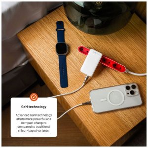 FIXED Slim GaN Travel Charger - ładowarka GaN USB-A/USB-C 65W biała - Gwarancja bezpieczeństwa. Proste raty. Bezpłatna wysyłka od 170 zł. 6