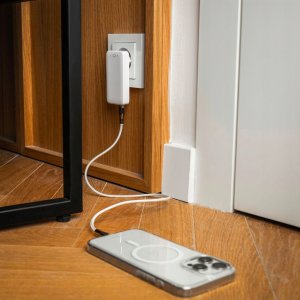 FIXED Slim GaN Travel Charger - ładowarka GaN USB-A/USB-C 65W biała - Gwarancja bezpieczeństwa. Proste raty. Bezpłatna wysyłka od 170 zł. 10