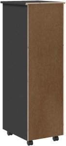 Szafka na kółkach MOSS, z szufladami, szara, sosna 7