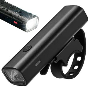 Lampka rowerowa przednia led oświetlenie rowerowe wodoodorna akumulator 1