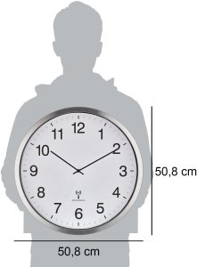 TFA 60.3548.02 XXL Zegar ścienny radiowy 4