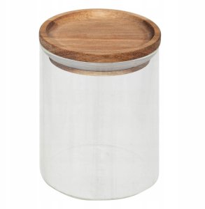 Słoiki na przyprawy na drewnianej półce HARMONY, 9 x 180 ml 6