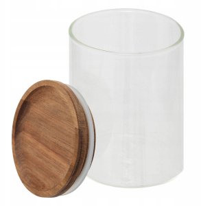 Słoiki na przyprawy na drewnianej półce HARMONY, 9 x 180 ml 7