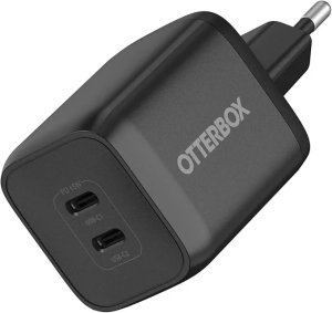 OB STD EU WALL CHARGER 65W GAN/USB-C 45W+20W PD BLACK PROPACK 1