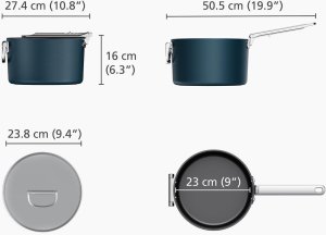 Joseph Joseph Space 23cm Antihaftbeschichtung 4