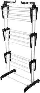 KADAX Suszarka Na Pranie Stojąca Pionowa Bieliznę 175cm metalowa Ogrodowa 8