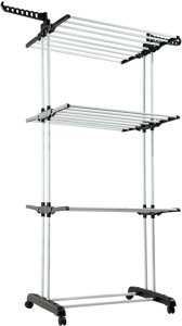 KADAX Suszarka Na Pranie Stojąca Pionowa Bieliznę 175cm metalowa Ogrodowa 10