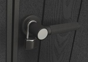 Keter Premium Signature Decocoat 7x7 kolor orzecha włoskiego zamykany schowek z dwiema drzwiami 5