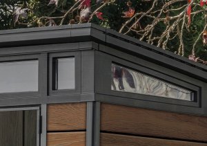 Keter Premium Signature Decocoat 7x7 kolor orzecha włoskiego zamykany schowek z dwiema drzwiami 6