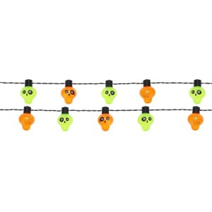 GIRLANDA HALLOWEEN CZASZKI 10LED 1