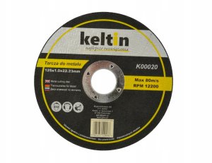Tarcza do cięcia metalu 125x1.0mm KELTIN (25/100/400) 5