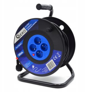 Przedłużacz elektryczny bębnowy 3x1.0mm2 40m (1) 1