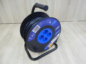 Przedłużacz elektryczny bębnowy 3x1.0mm2 40m (1) 5