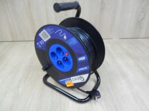Przedłużacz elektryczny bębnowy 3x1.0mm2 40m (1) 7