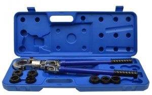Zaciskarka hydrauliczna do zaciskania złączek PEX-AL-PEX + 8 matryc (4) 6