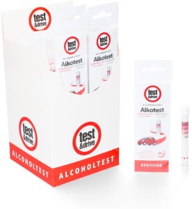 ALCOHOL TEST Alkomat jednorazowy, display 10 opakowań po 2 szt. 1
