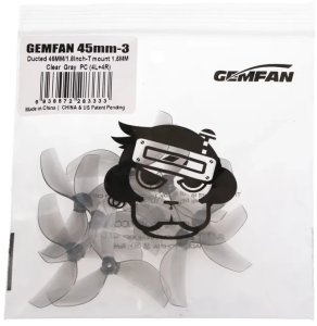 Gemfan 45mm Three-blade Propellers Szare | Śmigła do drona | 8 sztuk 3