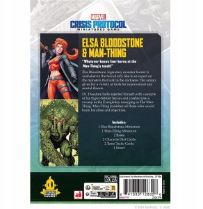 Marvel: Crisis Protocol - Elsa Bloodstone & Man-Thin Character Pack 2
