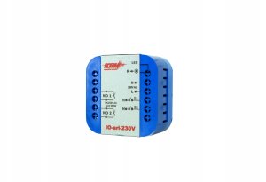 Ropam ROPAM IO-ari-230V bezprzewodowy, douszkowy, dwukanałowy sterownik  230VAC, 2xNO, 2xIN (N). 2