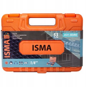 Zestaw narzędzi 1/4" bity nasadki 53el. walizka 8