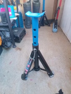 Kobyłki podstawki podpory samochodowe składane 3t (komplet 2szt) 8