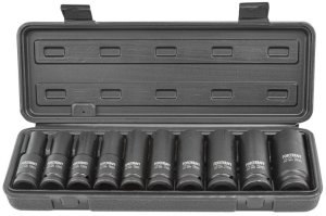 Forcekraft Zestaw nasadek udarowych głębokich 1/2" 10el. (6-kątnych) (10-24mm) 3