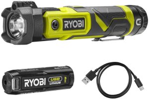 Cordless spotlight RYOBI RLP4-120G, 4.0 V, 2.0 Ah Li-ion, 500 lm 1
