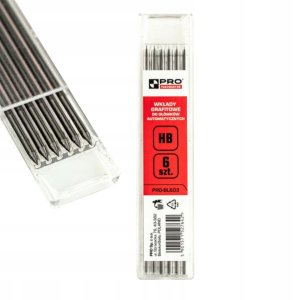 WKŁADY GRAFITOWE DO OŁÓWKÓW AUTOMATYCZNYCH 6 SZT. 3